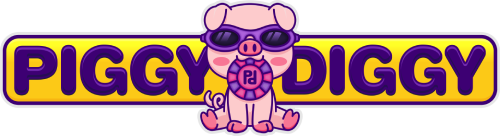 Highlighted feature banner showcasing PiggyDiggy rewards and games
